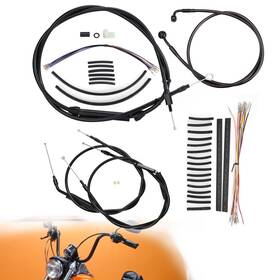 041913 Shyygl Tigersgate 12 Inch Dyna Handlebar Extended Can-bus And Front Turn Signal Wiring Har
