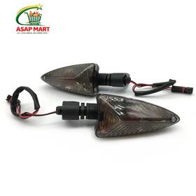 Sp022102009 Spnuvr 2pcs Motorcycle Turn Signals Fit For Bmw F650 Long Handle And Smoke