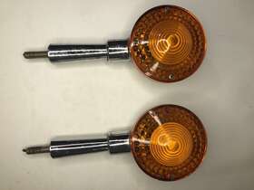 045-6997 Stanley D5 Sae Pair Turn Signal Light And Stem Motorcycle Yamaha