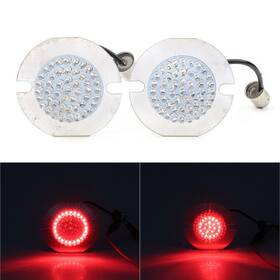 Successsssusa 550717232220 1157 Led Turn Signal Red Light Indicator Inserts Lamp For Harley Electra Glide