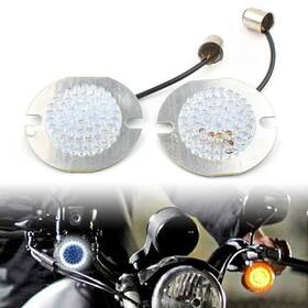 Successsssusa 550744253342 Led Turn Signal Light Indicator Inserts Fit Harley Electra/ultra/road Glide 1157
