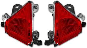 Tzk-fts-0033-r Topzone Front Led Blinker Turn Signal Set 2004 - 2005 Kawasaki Ninja Zx10r Brand New