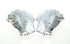 Tzs-fts-126-l Topzone Led Front Turn Signals Clear Lens Fit Suzuki 2008-2019 Hayabusa Gsxr1300