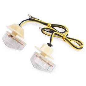 Twoagain 550721202875 Clear Lens Led Turn Signal Light Indicator E-marked For Yamaha Fz6r Fz1 Fz09 Fz8
