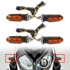 Twoagain 550727889124 4 Pcs Universal Motor Led Turn Signal Indicator Amber Blinker Light Lamp