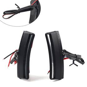 Twoagain 550731936012 Led Motorcycle Turn Signal Side Mirror Light Red Fit Honda Goldwing Gl1800 01-17