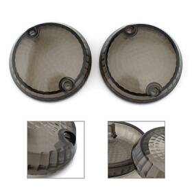 Twoagain 550749140715 2pcs Smoke Turn Signal Lens For Kawasaki Vulcan 1500 Classic Mean Streak 1600