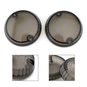 Twoagain 550749170361 2pcs Smoke Turn Signal Lens For Kawasaki Vulcan 1500 Classic Mean Streak 1600
