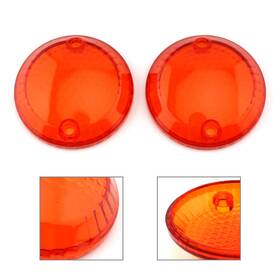 Twoagain 550749636973 Motorcycle Turn Signal Light Lens Cover For Suzuki Intruder 1400 Vx800 Amber