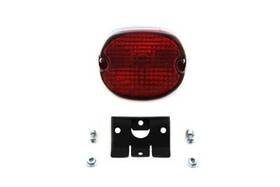 33-0336 V-twin Manufacturing Chrome Deco Lay Down Tail Lamp Assembly Wyatt Gatling