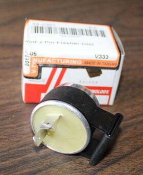 68543-64b V-twin Manufacturing 33-2351 Harley-davidson 12 Volt 2-pin Turn Signal Flasher - F5