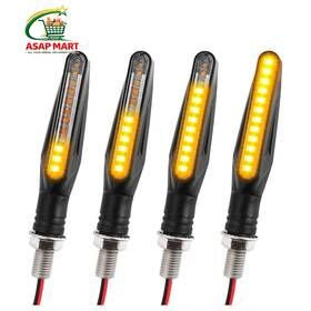 Xiang-1805 Vkqts 4pcs Motorcycle Turn Signals Led 2026 New 4.19 0.9 0.76 Inch Yellow