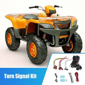 X Autohaux 767153041556 1 Set Turn Signal Universal Dirt Bike Street Legal Kit For Polaris Golf Cart