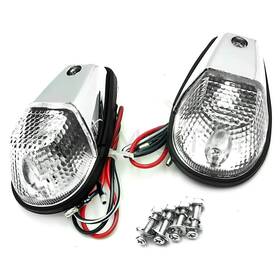 Mt224-012-cd Xht Cl Clear Flush Mount Motorcycle Turn Signals Blinker Light For Universal Sportbikes