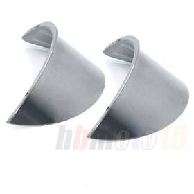 Hzmt325-022-cd Xinyun Spare Parts 2pcs 4.5 Inch Passing Lamp Visor Spotlight Chromed For Harley Touring Dyna Sporster