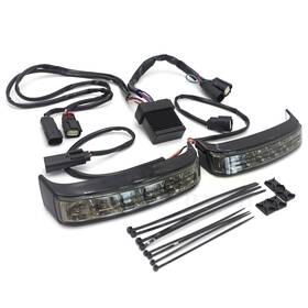 Hzmt450-003-bk Xinyun Spare Parts Sk Black Housing Smoke Lens Led Saddlebag Brake Turn Light For Harley 2014- Flhr