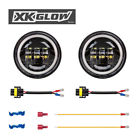 Xk042007-b Xk Glow Led Black Passing Lights With Halo Turn Signals