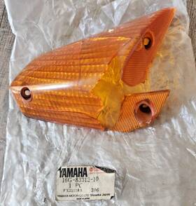 16g-83312-10 Yamaha 1982 Xj 650 Seca Turbo Front Left Turn Signal Lens Damaged