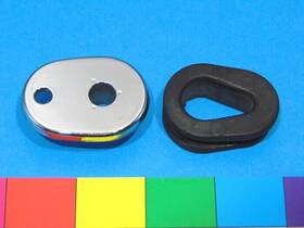 256-83316 Yamaha 1970-1973 Xs1 Xs2 Tx650 Flasher Collar Turn Signal Mount Damper 1971 1972