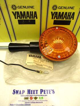 4h1-83310-k0 Yamaha Vintage Xs1100 Nos Oem Black Front Turn Signal Flasher Assy