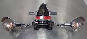 5vn-83340-02-00 Yamaha 04-14 Road Star Xv1700 Rear Turn Signals W Chrome Bar Bracket