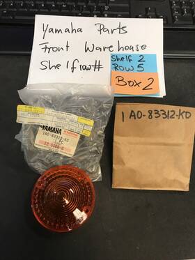 1a0-83312-k0 Yamaha Genuine Oe 1 Oem Rd250 Rd350 Rd400 Dt250 Flasher Indicator Lens Nib