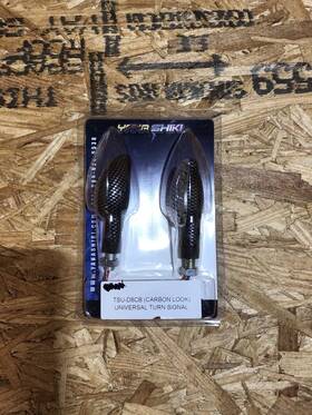 Tsu-d8cb Yana Shiki Universal Turn Signal Carbon Look