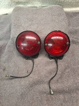 5837906 Yankee Pair Vintage Harley-davidson Shovelhead Turn Signal Star C-543 Guide 1041