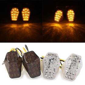 Yfoutlet 330000148977 Lens Led Turn Signal Indicators For Suzuki Gsxr600 750 Bandit 600s 1200s Smoke