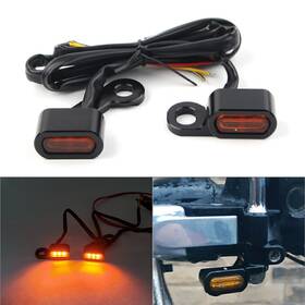 Yusen233 550736225296 For Harley Sequential Led Turn Signals Flowing Mini Handlebar Light Indicator