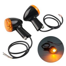 Zdl-kabusikikaisya1989usa 612073625297 2 Led Rear Turn Signal Light For Harley Sportster Xl 883 1200 1992-22 Yellow Us