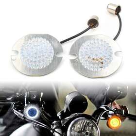 Zdl-kabusikikaisya1989usa 612074237499 1157 Led Turn Signal Light Indicator Inserts Fit Harley Electra/ultra/road Glide