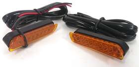 Ze72-3991 Zeta Racing Xc Hand Guard Orange Replacement Flashers