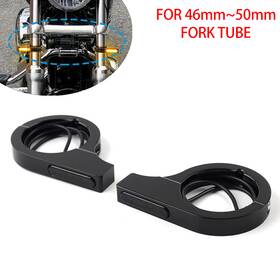 Ztg 550720941522 Motorcycle Led Fork Turn Signal Light Indicator Amber For Harley Touring Black