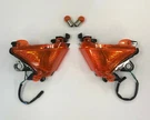 04-05 ZX10R Orange Front Turn Signals Lights 2004 2005 CTS-0033-O. Fixed Price $74.95.