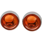 Kuryakyn Deep Dish Bezels - Chrome Amber Lenses 2268. Fixed Price $67.79.