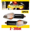 2-20 Clear Turn Signal Indicator Amber Blinker Light For Honda CBR250R 2011-2018. Fixed Price $137.18.