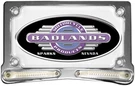 Amber Led Turn Signal Chrome License Plate 4 X 7 Whiskers Badlands Usa Harley. Fixed Price $122.88.