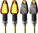 4PCS Motorcycle Turn Signals Mini Stalk Arrow Indicators Led Front Rear Amber Bl. Fixed Price $23.24.