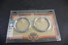 Nos Genuine Harley Davidson 1996-1999 Touring Chrome Gauge Bezels # 74560-96. Fixed Price $24.95.
