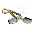 Led Signal Clear Black Universal Light Motorcycle Stem Blinker Micro Stalk. Fixed Price $14.99.