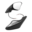 Rearview Mirror W/ Signal Light Fit For Ducati 848 1098S 1098R 1198S 1198R. Fixed Price $85.49.