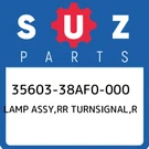 35603-38AF0-000 Suzuki Lamp Assy,rr Turnsignal,r 3560338AF0000, New Genuine Oem. Fixed Price $137.32.