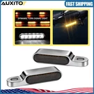Mini Motorcycle Chrome Led Turn Signals Blinker Lights Amber For Harley Davidson. Fixed Price $16.14.