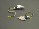 Highway Hawk Turnsignal Set Shark Chrome Short 2PCS HH-68-9290. Fixed Price $57.95.