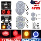 2" Led 1157 Front And Rear Turn Signal Lights Inserts Fit For Harley Road Glide. Fixed Price $34.45.