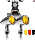 Dreamizer 2PCS Chrome Bullet 15 Leds Motorcycle Turn Signal Lights Front And. Fixed Price $56.60.
