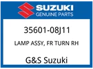 Suzuki Oem Part 35601-08J11 Lamp Assy,fr Turn Signal Rh. Fixed Price $96.16.