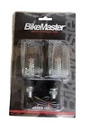 Bikemaster 268141 Mini Stalk Black Marker Light Kit W Clear Lenses. Fixed Price $14.99.