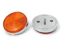 Pair Front Rear Turn Signal Reflectors For 72-77 Suzuki GT380 GT550 GT750 Amber. Fixed Price $20.00.